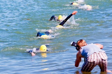 Capture the moment sport sweeming