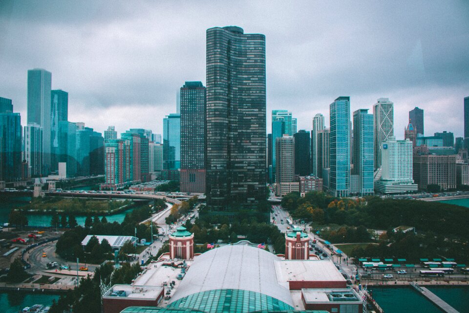 City cityscape downtown