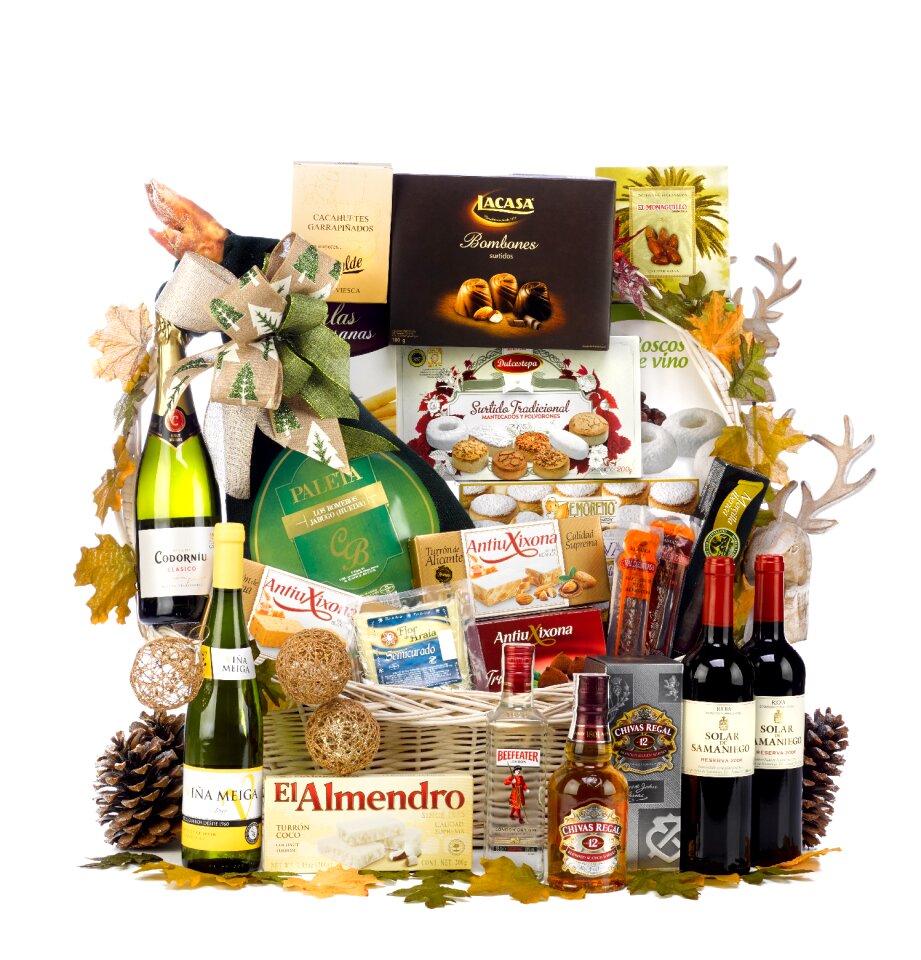 Lot christmas christmas gift basket original
