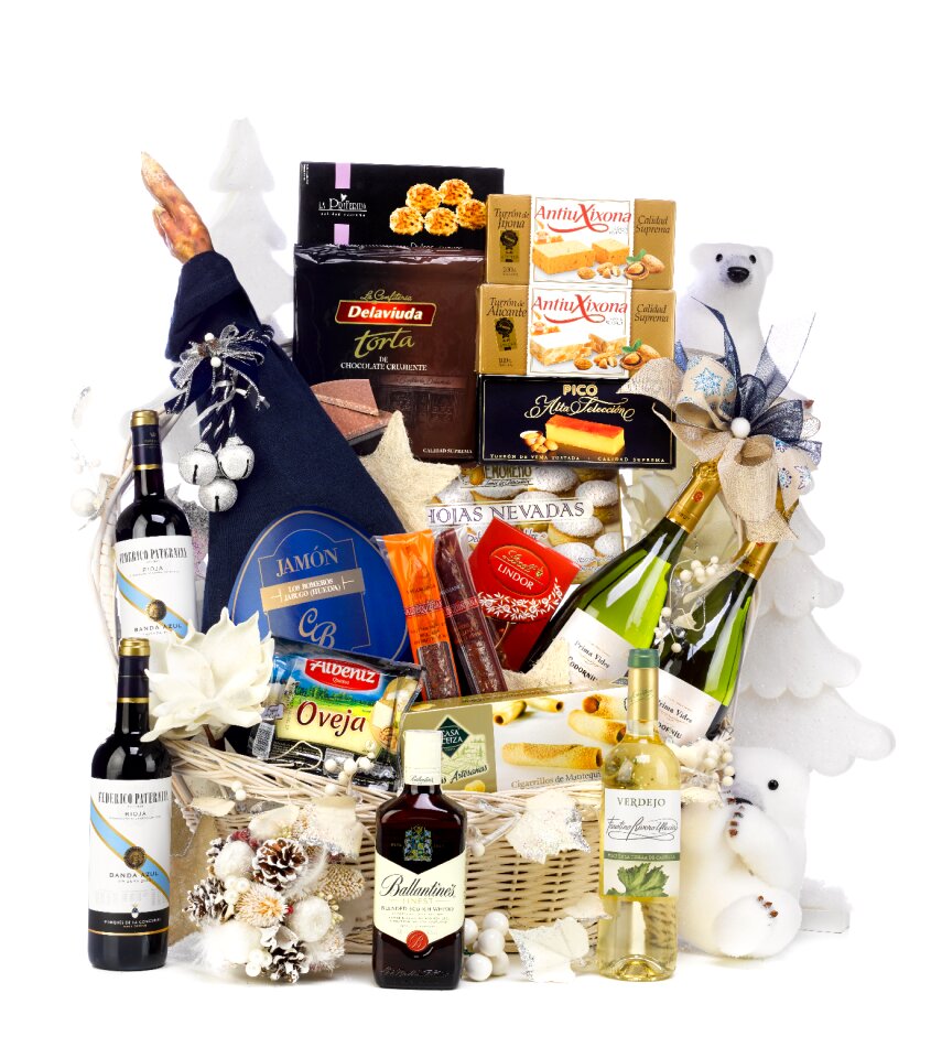 Lot christmas christmas gift basket original