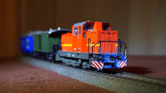 Diesel orange color miniature