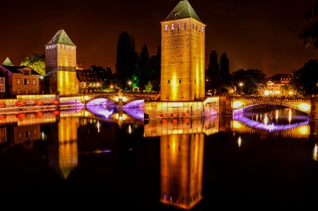 Strasbourg by night petit france architecture