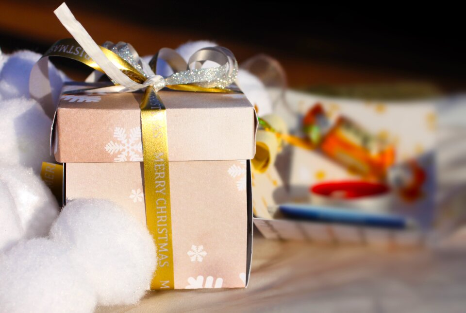 Give gift tape christmas