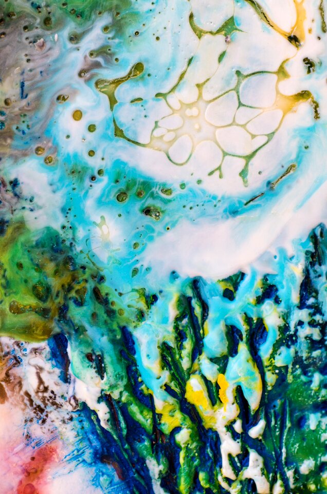 Detail macro wax