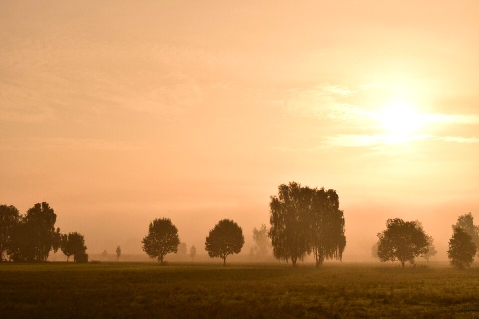 Nature sunrise mysthisch