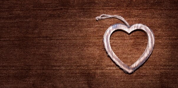 Wooden heart symbolism love symbol photo