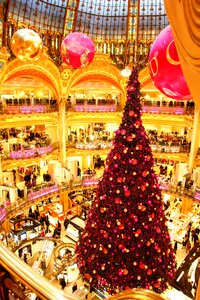 France christmas shopping arcade