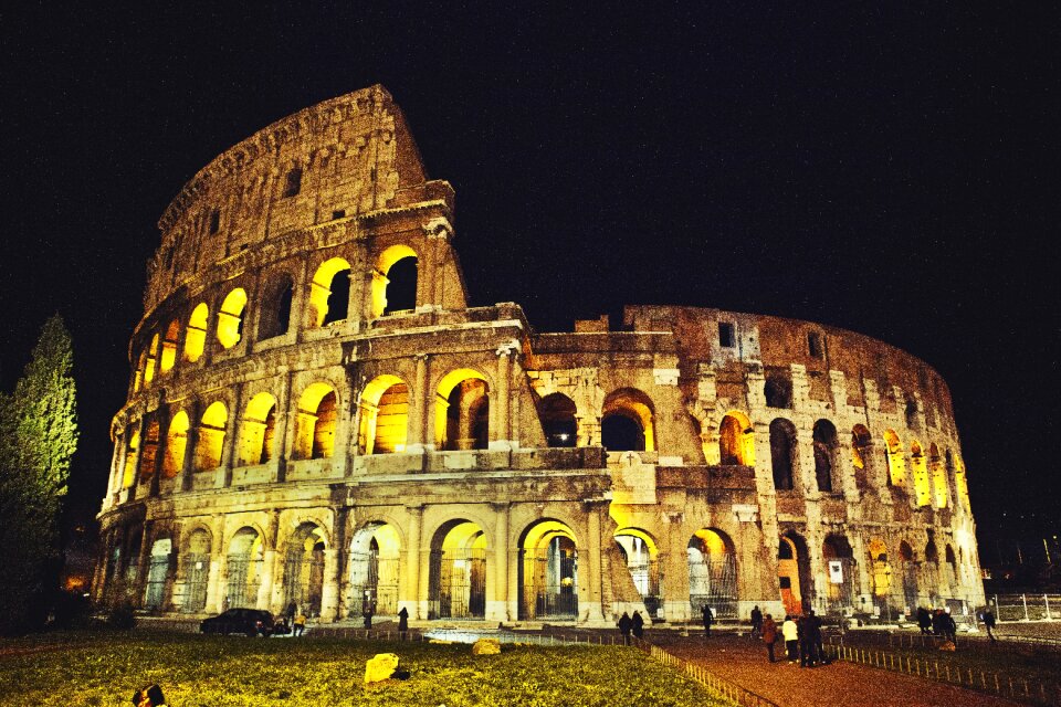 Building city colosseum