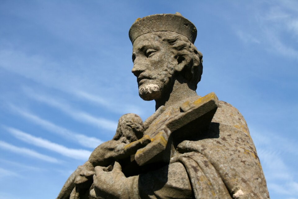 Patron saint statue figure