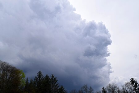 Mountain storm sky weather photo