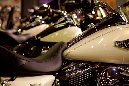 Motorcycle gloss harley davidson photo