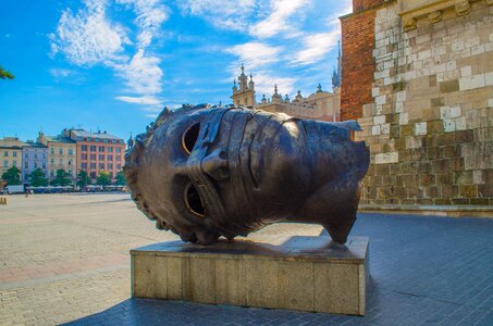Sculpture head bronze