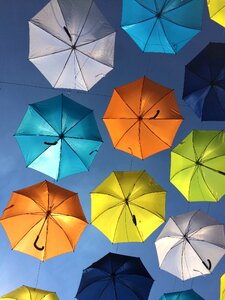 Blue orange yellow