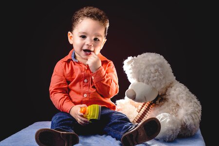 Child sitting small