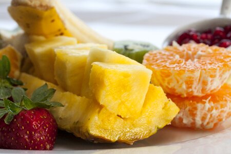 Pineapple strawberry tangerine