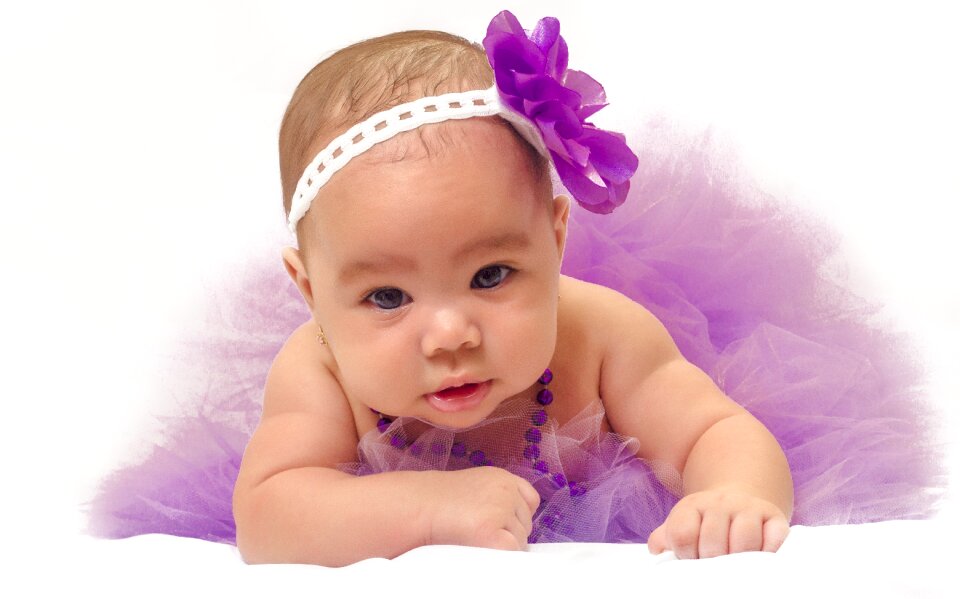 Female dress purple