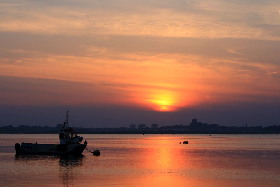 Harbour boats peaceful photo