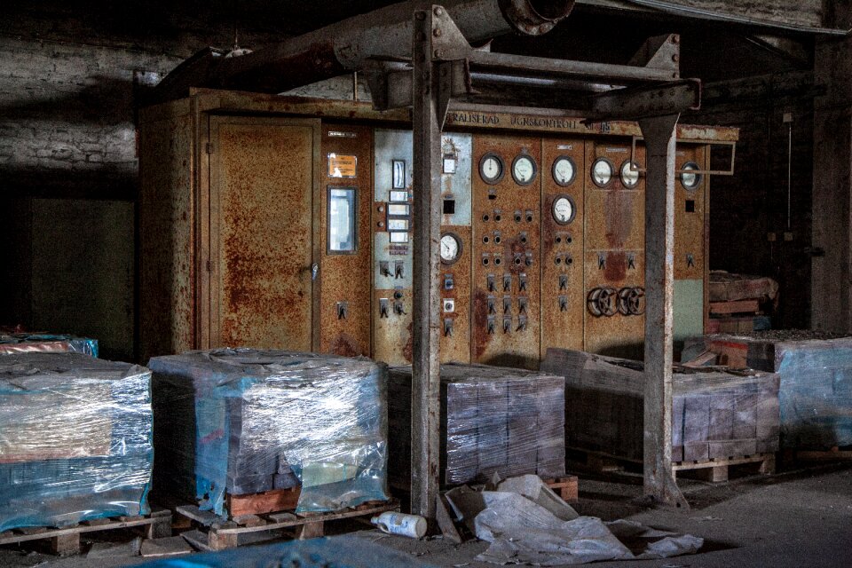 Industrial old factory