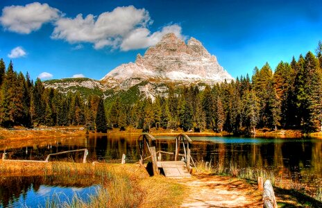 Alpine summer landscape