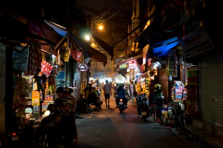 Asia city market photo