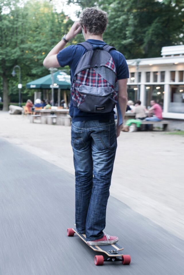 Backpack skater lifestyle