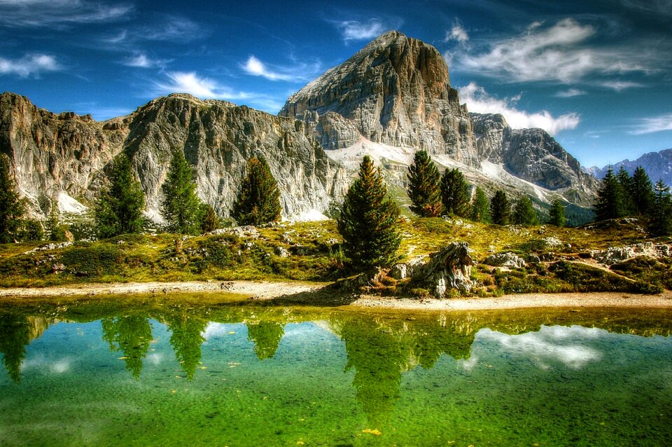 Italy alpine unesco world heritage