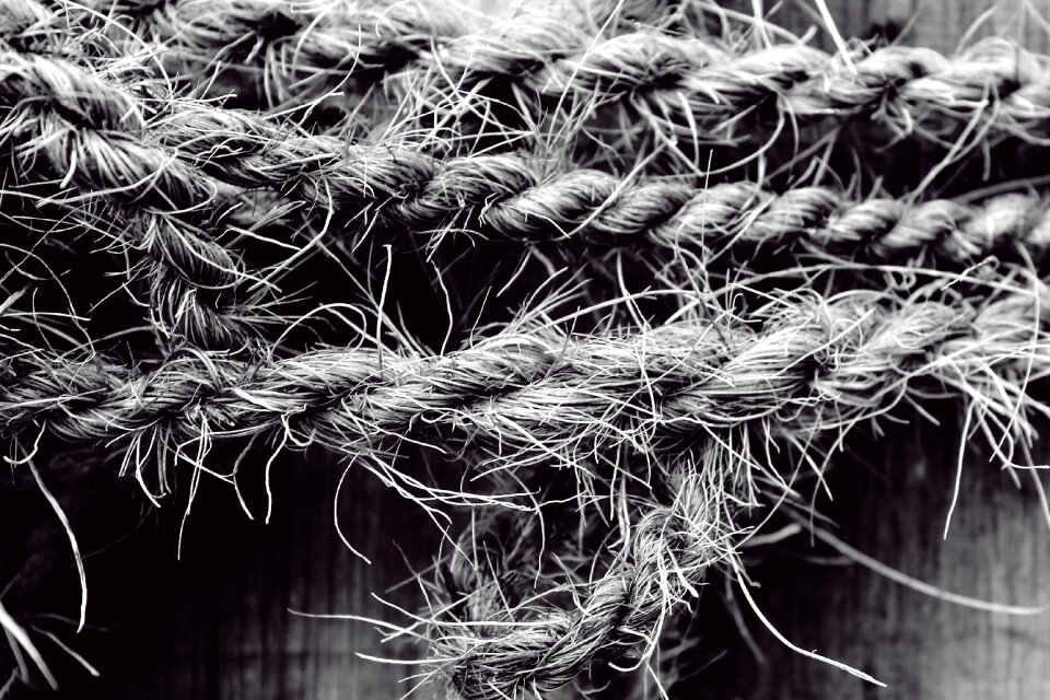 Cordage leash fixing