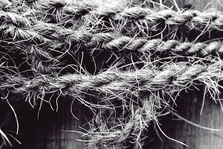 Cordage leash fixing