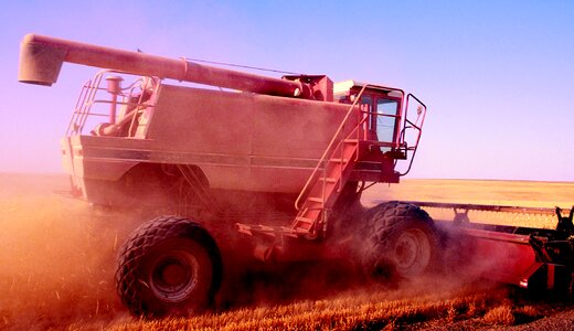 Vehicle harvest arable photo