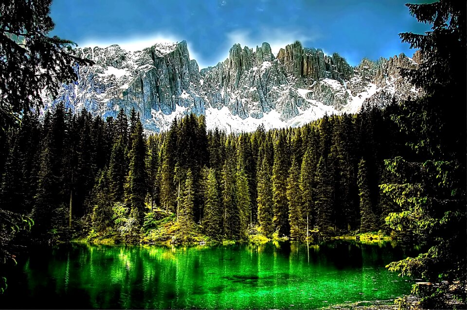 Alpine south tyrol trentino