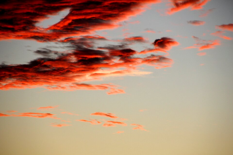 Cloud light abendstimmung