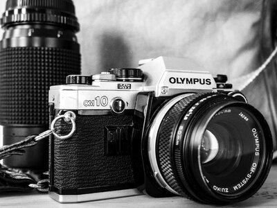 Lens old olympus photo