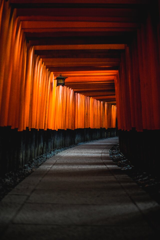 Shinto hallway path