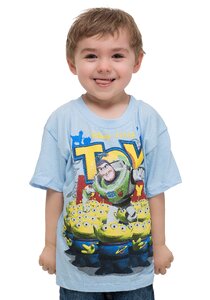 Funny mouth smiling child
