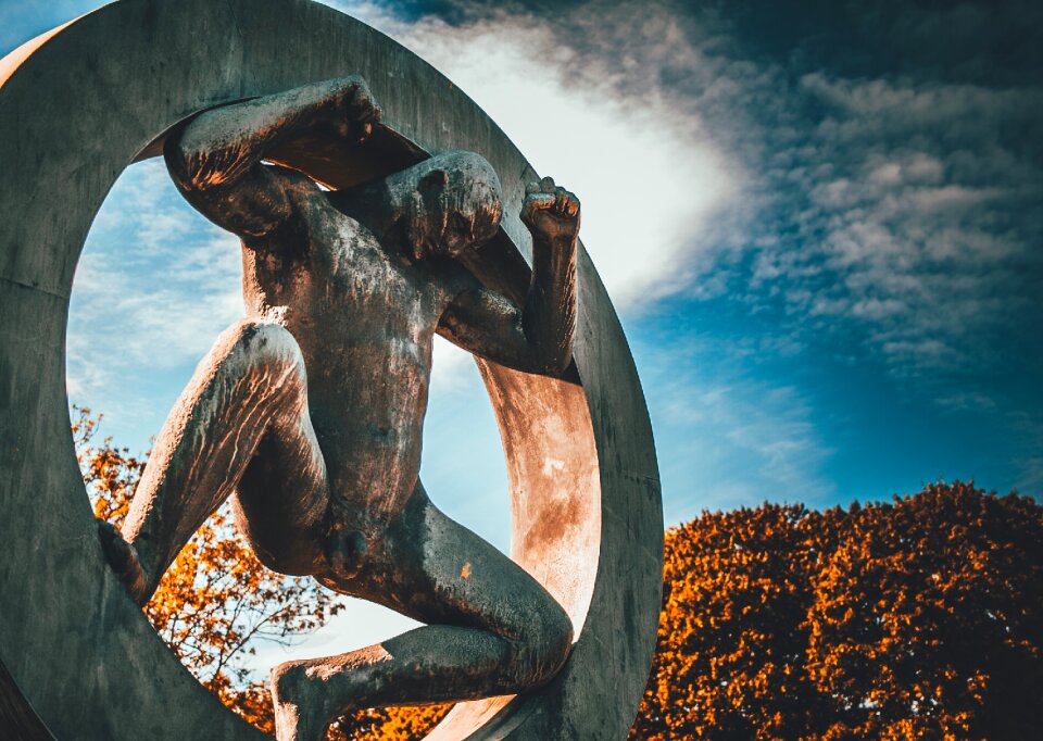 Art concrete statue