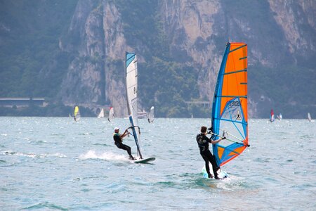 Water sports surfboard italy photo