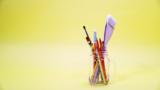Brush pencil color pencil