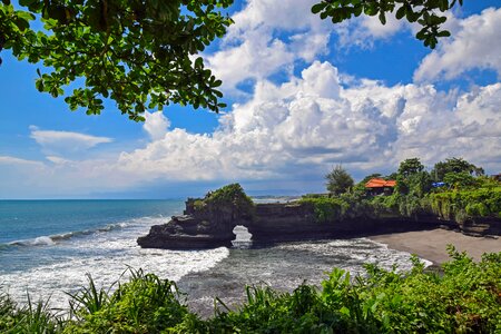 Temple tanah lot view