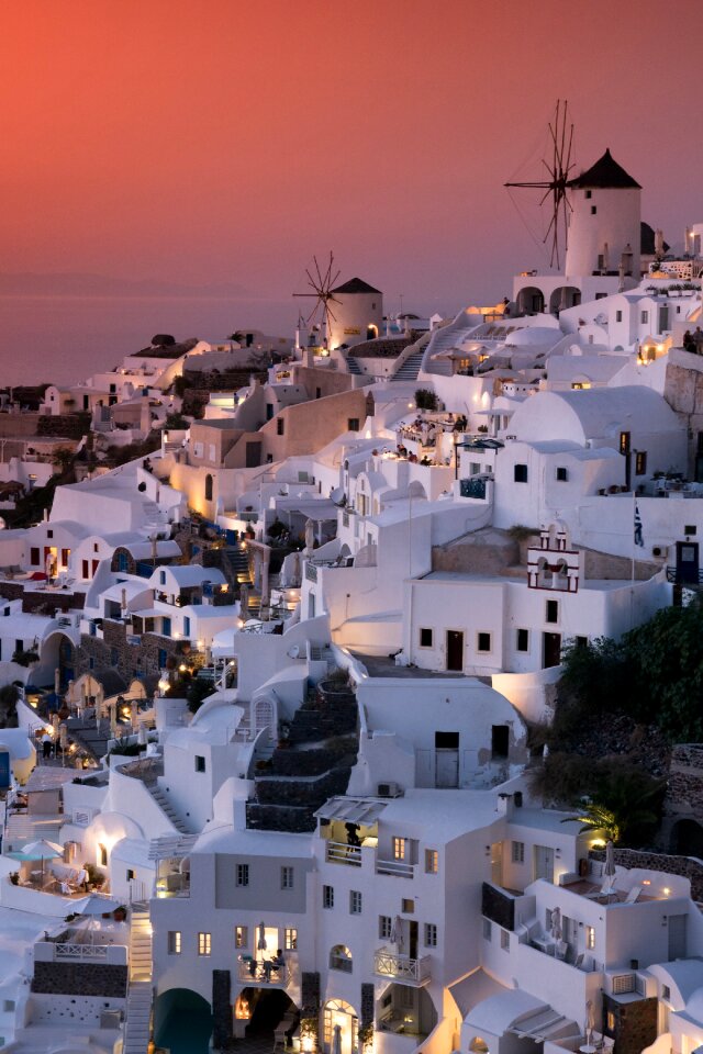 Santorini summer houses