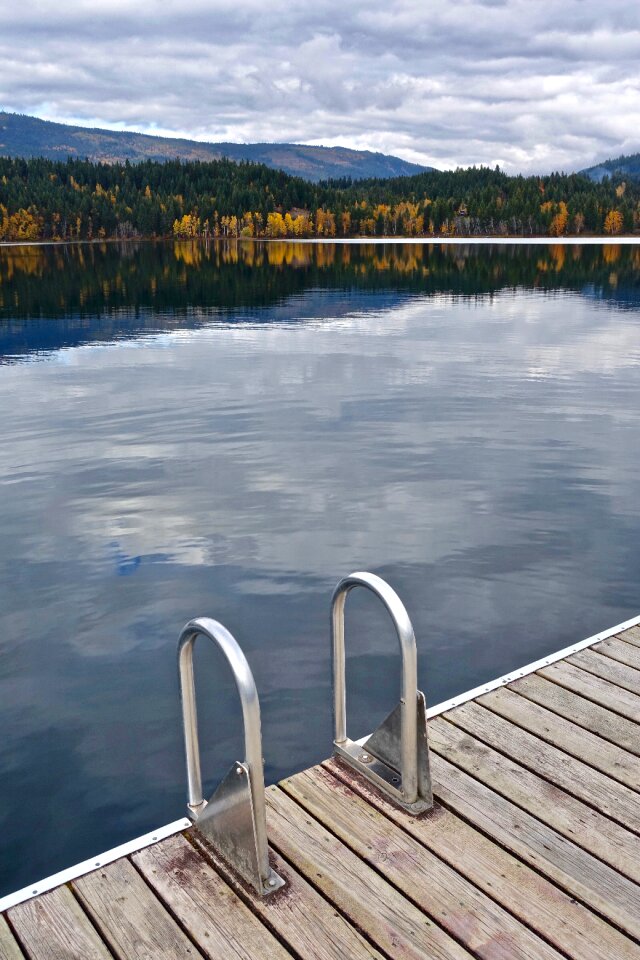 Peaceful pool water pool