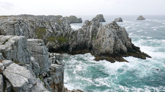 Hiking cliff ocean
