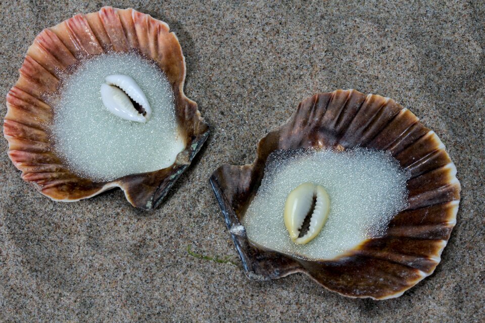 Sand glass beads beach sand