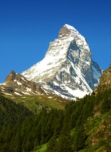 Mountain zermatt switzerland photo