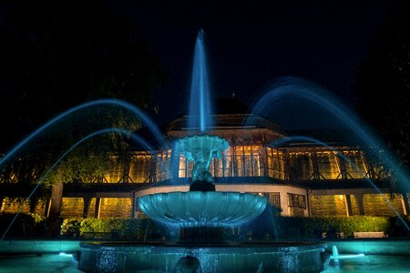 Fountain night photograph night photo