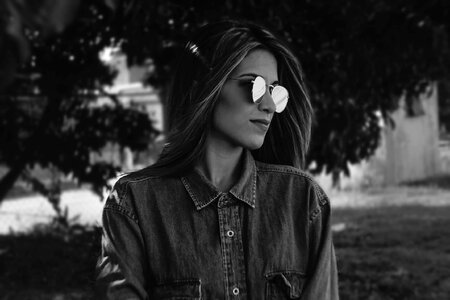 Portrait fashion young