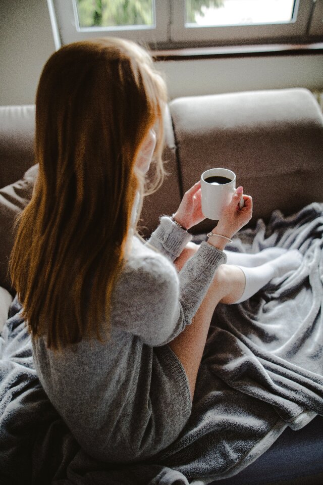 Socks thighs brunette photo