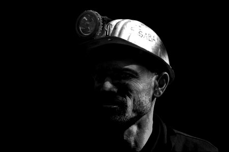 White portrait human