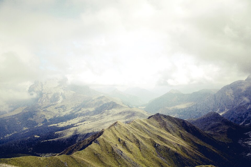 Mountains alpine landscape