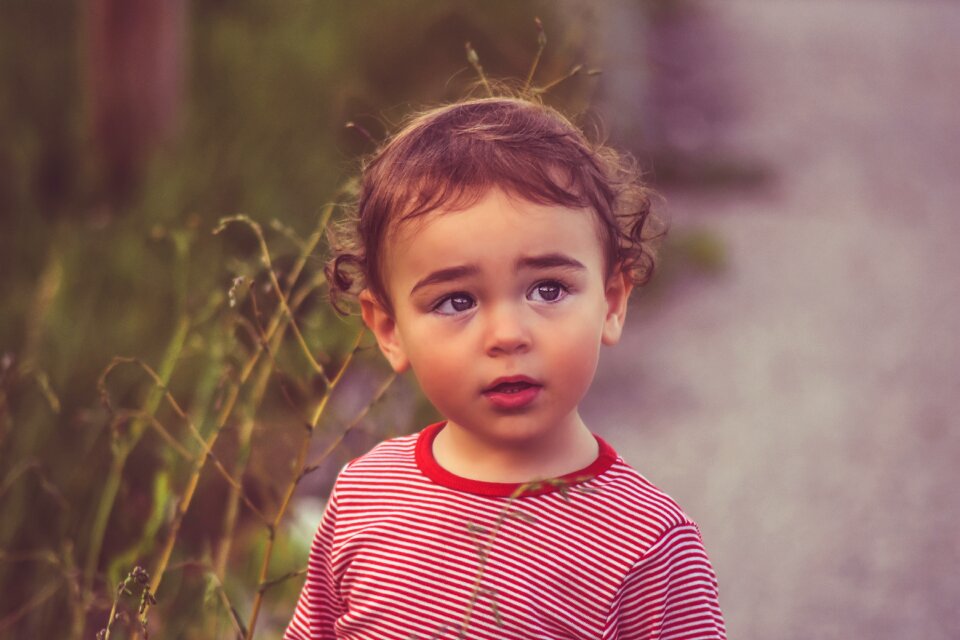 Human children small child