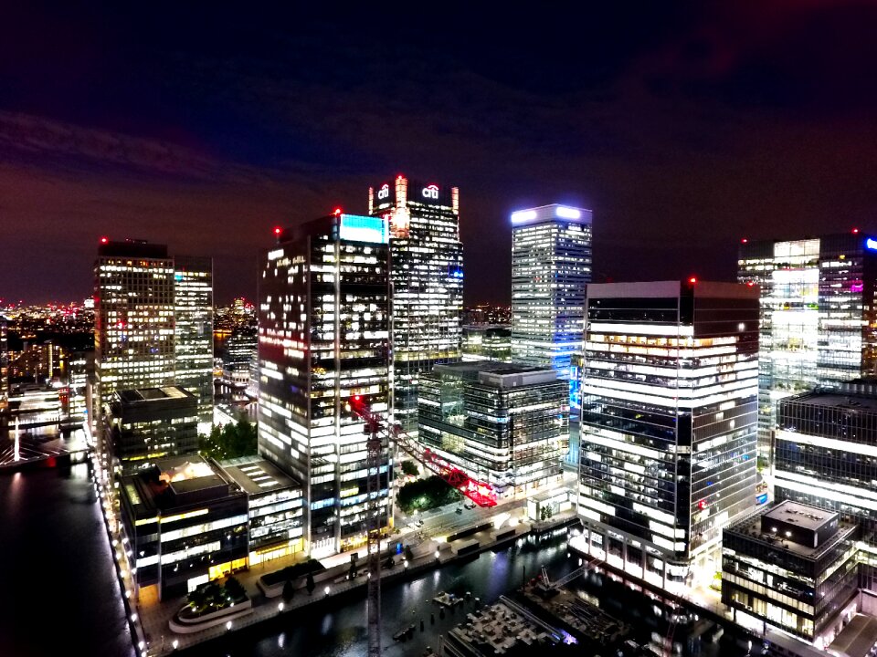 Canary wharf city uk